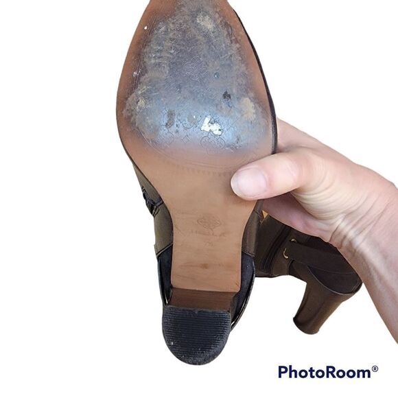 Isola Leather and Suede Booties. Size 7.5. - Picture 9 of 11